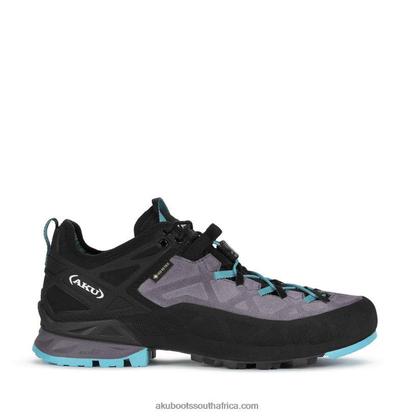 AKU Rock DFS GTX 88XZN51 Women Light Grey/Turquoise