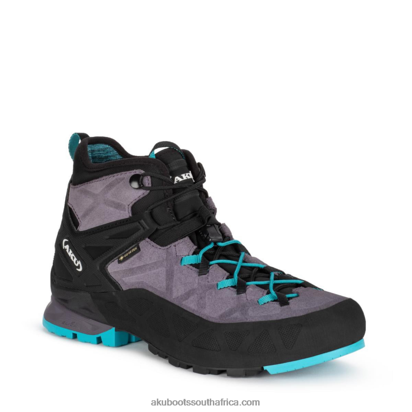 AKU Rock DFS Mid GTX 88XZN49 Women Light Grey/Turquoise