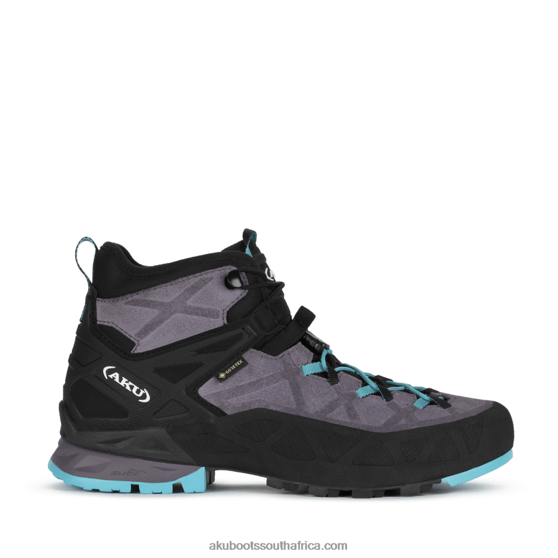 AKU Rock DFS Mid GTX 88XZN49 Women Light Grey/Turquoise