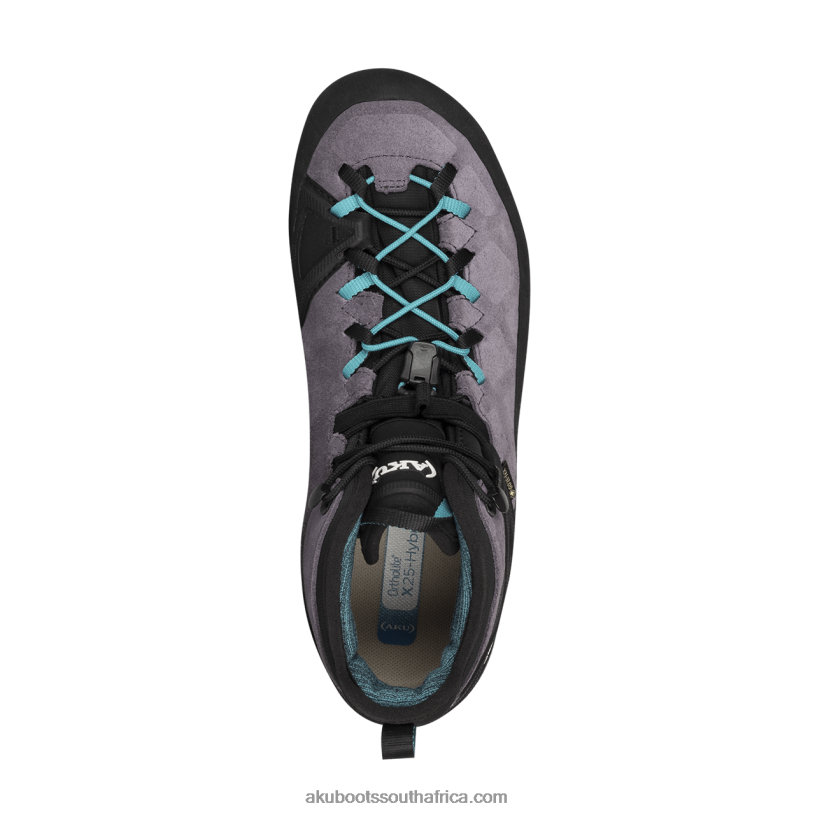 AKU Rock DFS Mid GTX 88XZN49 Women Light Grey/Turquoise